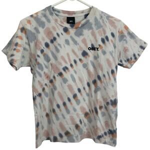 Obey Tie Dye Short Sleeve Tee Women's XS